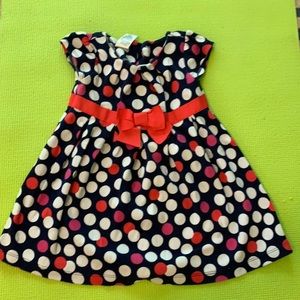 Gymboree polka dot dress, sz 2t